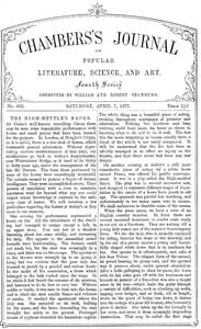 Chambers's Journal of Popular Literature, Science, and Art, No. 693: April 7, 1877