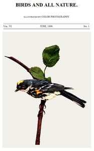 Birds and All Nature, Vol. 6, No. 1, June 1899: Illustrated by Color Photography