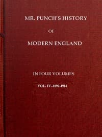Cover of Mr. Punch's History of Modern England, Vol. 4 (of 4).—1892-1914