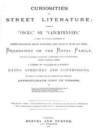 Cover of Curiosities of Street Literature