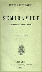 Cover of Semiramide: Racconto babilonese