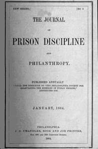 Cover of The Journal of Prison Discipline and Philanthropy (New Series, No. 3, January 1864)