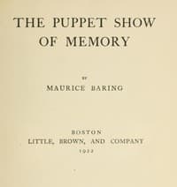 Cover of The Puppet Show of Memory