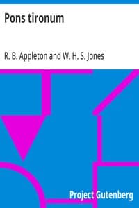 Cover of Pons tironum