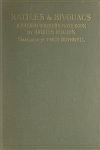Cover of Battles & Bivouacs: A French soldier's note-book