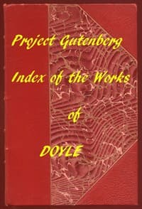 Cover of Index of the Project Gutenberg Works of Arthur Conan Doyle