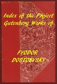Cover of Index of the Project Gutenberg Works of Fyodor Dostoevsky