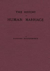 Cover of The history of human marriage
