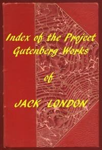 Cover of Index of the Project Gutenberg Works of Jack London