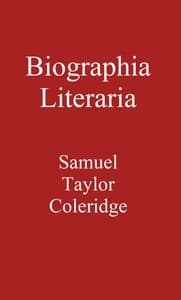 Cover of Biographia Literaria