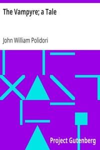 Cover of The Vampyre; a Tale