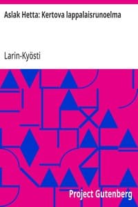 Aslak Hetta: Kertova lappalaisrunoelma