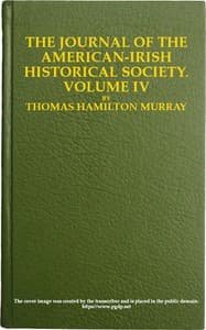 Cover of The journal of the American-Irish Historical Society, Vol. IV, 1904