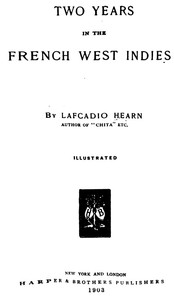 Cover of Two Years in the French West Indies