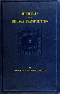 Cover of Highways and Highway Transportation