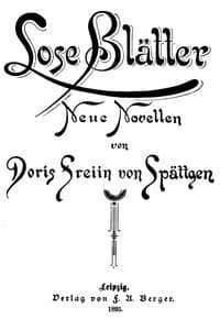 Cover of Lose Blätter: Neue Novellen