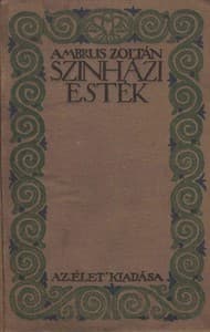 Cover of Színházi esték