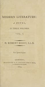 Modern literature: a novel, Volume 1 (of 3)