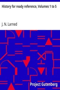 Cover of History for ready reference, Volumes 1 to 5