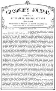 Chambers's journal of popular literature, science, and art, fifth series, no. 125, vol. III, May 22, 1886