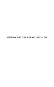 Religion and the rise of capitalism : $b A historical study