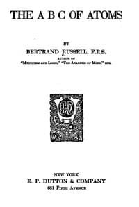 Cover of The A B C of atoms
