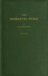 Cover of The mediaeval stage, volume 1 (of 2)