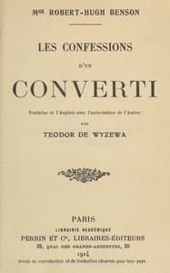 Cover of Les confessions d'un converti
