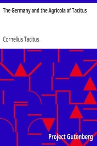 Cover of The Germany and the Agricola of Tacitus