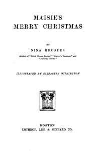 Cover of Maisie's merry Christmas
