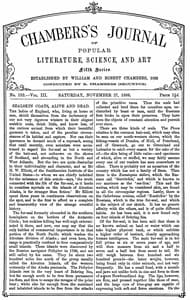 Chambers's Journal of Popular Literature, Science, and Art, fifth series, no. 152, vol. III, November 27, 1886
