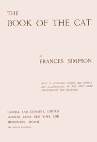 The book of the cat
