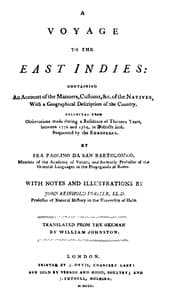 Cover of Voyage to the East Indies