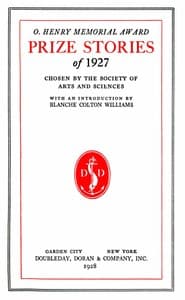O. Henry Memorial Award prize stories of 1927