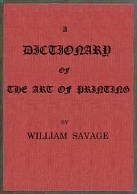 A dictionary of the art of printing