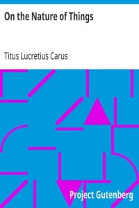 Cover of On the Nature of Things