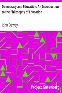 Cover of Democracy and Education: An Introduction to the Philosophy of Education