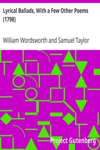 Cover of Lyrical Ballads, With a Few Other Poems (1798)