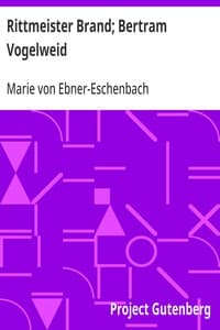Cover of Rittmeister Brand; Bertram Vogelweid: Zwei Erzählungen