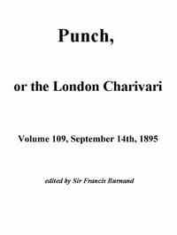 Cover of Punch, or the London Charivari, Vol. 109, September 14th, 1895