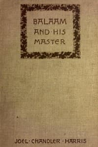 Cover of Balaam and His Master, and Other Sketches and Stories