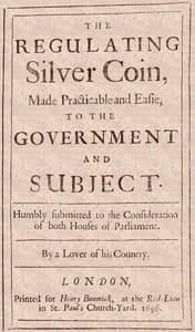 Cover of The Regulating Silver Coin, Made Practicable and Easie, to the Government and Subject