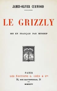 Cover of Le grizzly